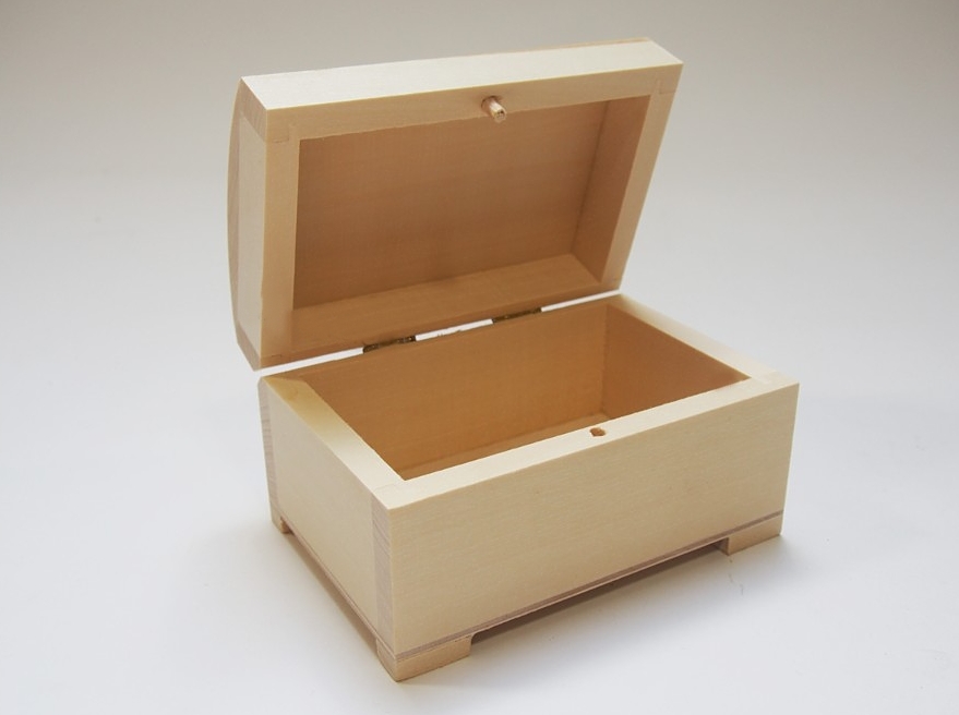 Dřevěná krabička šperkovnice - STŘEDNÍ (13x9cm)