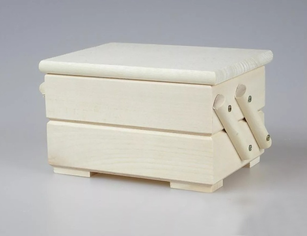 Dřevěná krabička ROZKLÁDACÍ (19,5 x 9,5 x12cm)