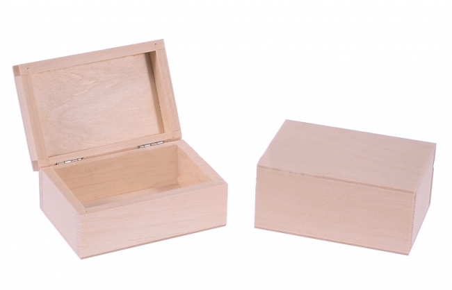 Dřevěná krabička - šperkovnice  (11x7,5x5cm)