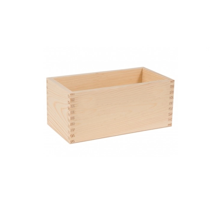 Dřevěná krabička - zásobník- STOJÁNEK NA TUŽKY (23,5x10,5cm))