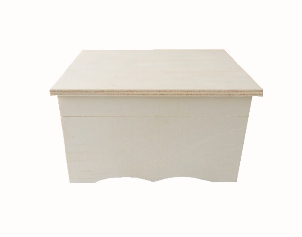 Dřevená  krabička - TRUHLIČKA ZDOBENÁ  (16x13x9cm)