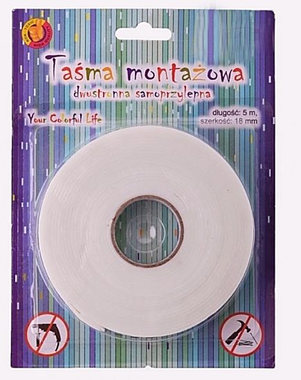 Oboustranná lepící páska (18mm, 5m) 