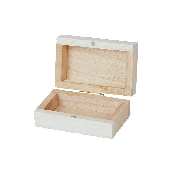 Dřevěná krabička s magnetem (7,5x5x3cm)