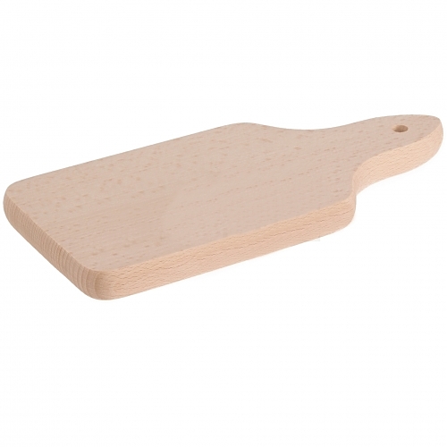 Dřevěné prkénko (MASIV) - ZAOBLENÉ  (22x10x1,5cm)