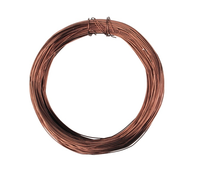 Aranžovací vázací drátek MĚDĚNÝ 0,5 mm x 50 m