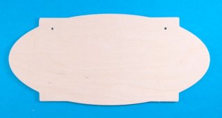 Dřevěná cedulka - destička, ZÁVĚSNÁ (24x11cm)