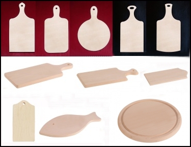 Dřevěné výrobky, předměty a polotovary na decoupage