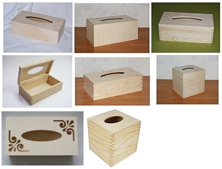 Dřevěné výrobky, předměty a polotovary na decoupage